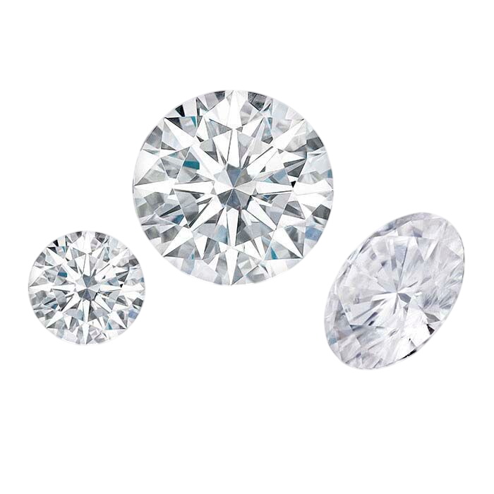 Charles & Colvard® Forever One™ Moissanite 4mm Round Faceted Stone, Near-Colorless