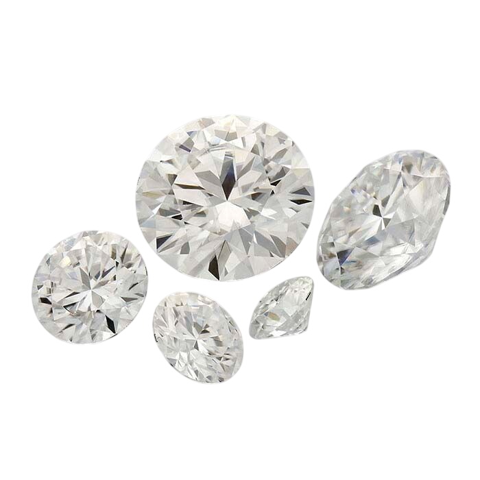 Charles & Colvard® Forever One™ Moissanite 7mm Hearts & Arrows Round Faceted Stone, Colorless