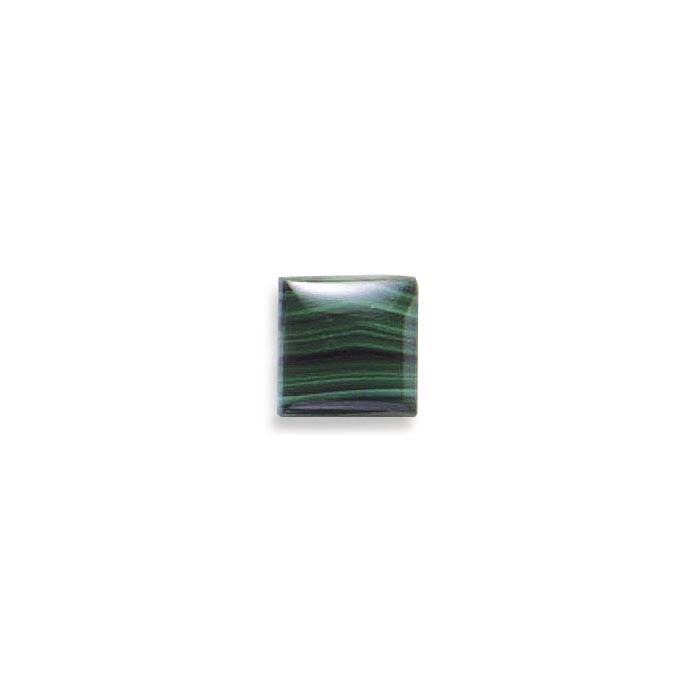 Malachite 12mm Square Cabochon