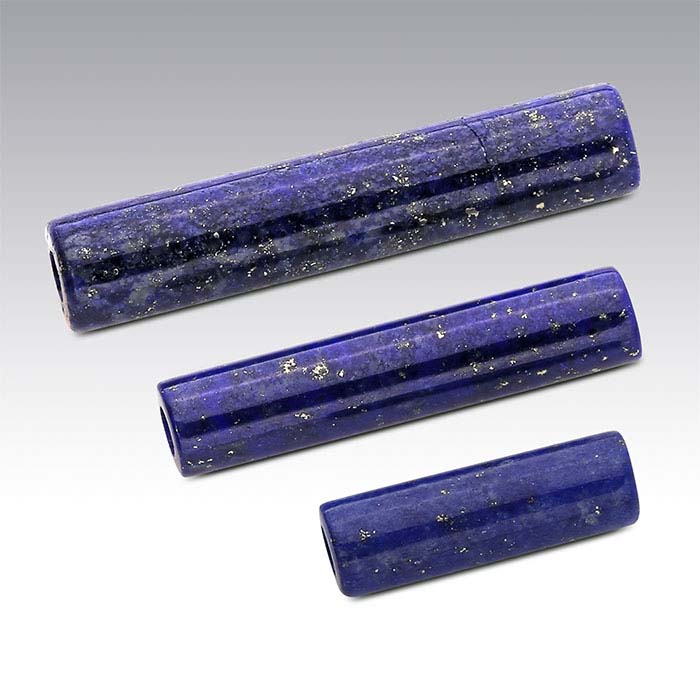 Lapis Lazuli Tube Beads