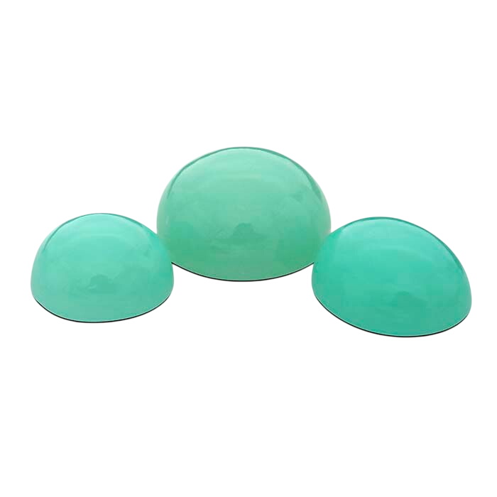 Mint-Green Chrysoprase Round Cabochons