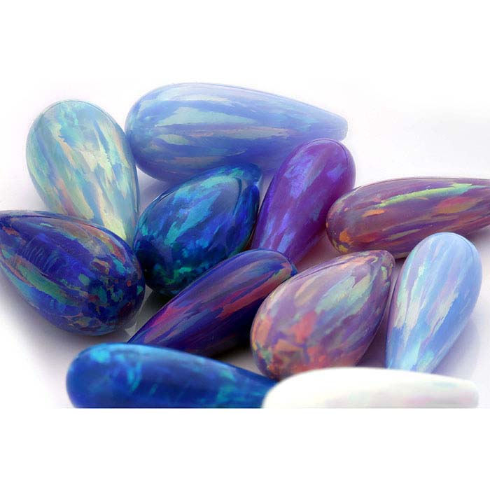 Simulated Lavender Opal Drops