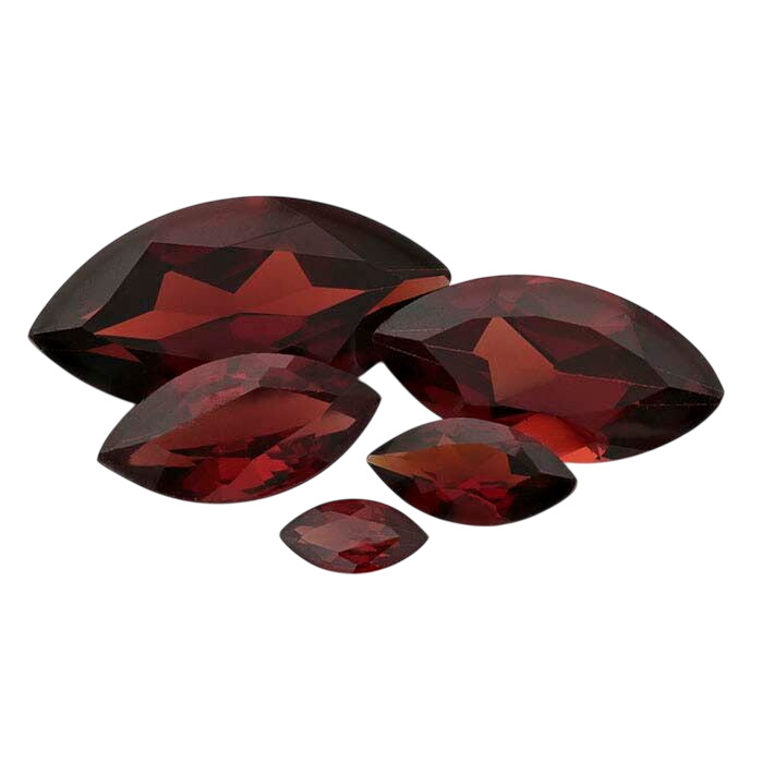 Garnet Marquise Faceted Stones
