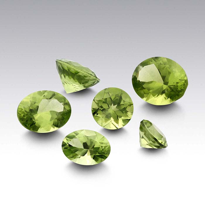 American Mined™ Arizona Peridot 5mm Round Faceted Stone