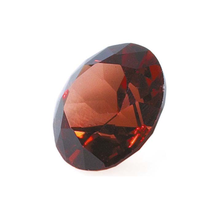 Garnet Round Machine-Cut Faceted Stones, AA-Grade