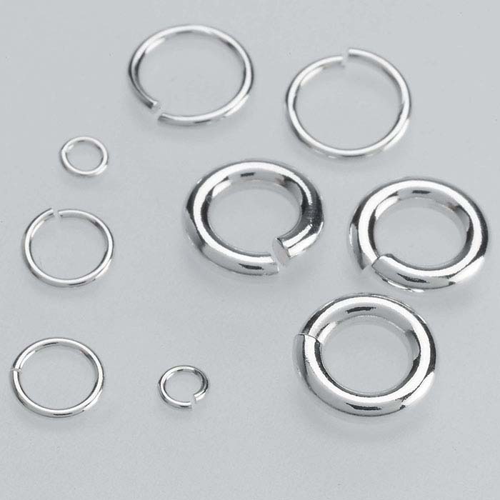 1/10 Silver-Filled Round Jump Rings