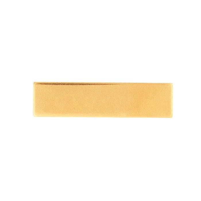 14/20 Yellow Gold-Filled Rectangle Stampings, 20-Ga.