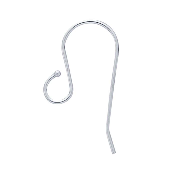 Sterling Silver Ear Wires with Large Loop and Ball End
