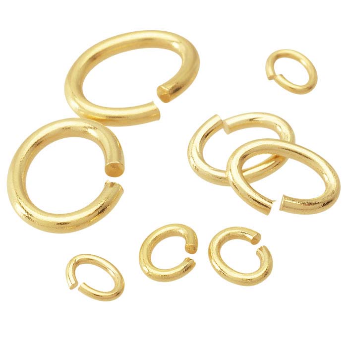 14K Yellow Gold 2.8 x 1.9mm Oval Jump Ring