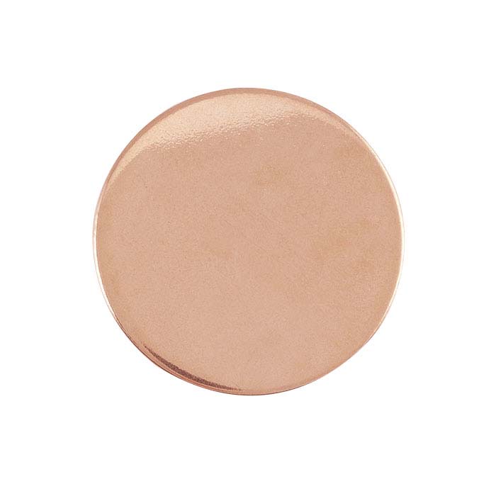 14/20 Rose Gold-Filled Discs, Soft