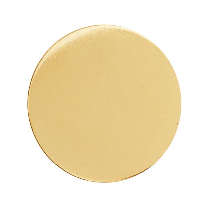 14/20 Yellow Gold-Filled Discs, Soft