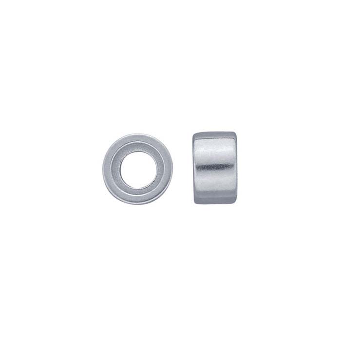 Sterling Silver Round Tube Bezel Settings