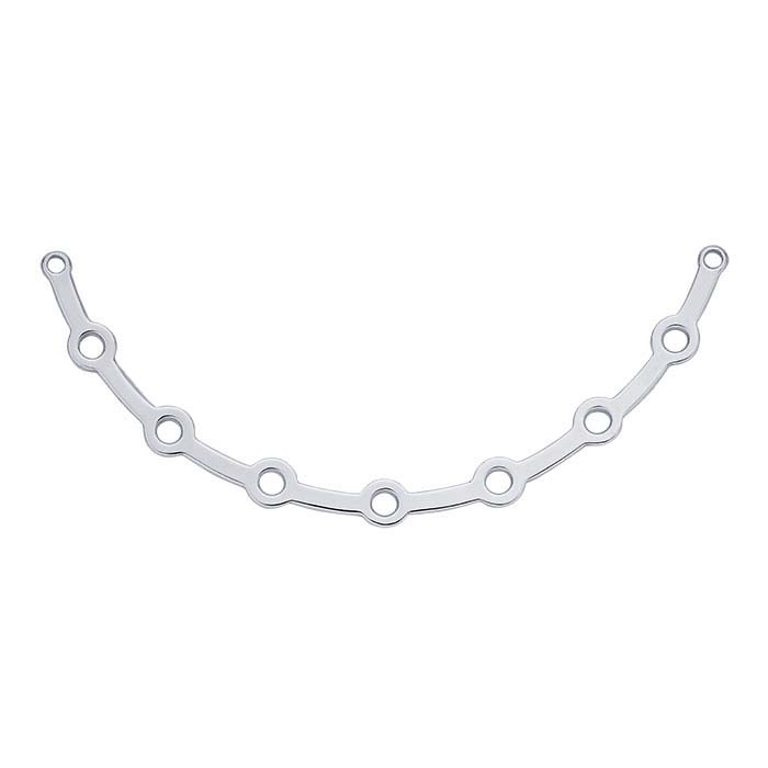 Sterling Silver 7-Hole Festoon Pendant